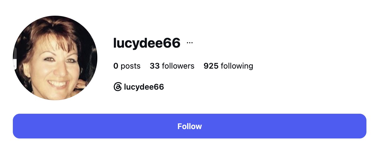 Instagram profile for lucydee66: AnnMarie Calderaro, Melissa Calrow's cousin