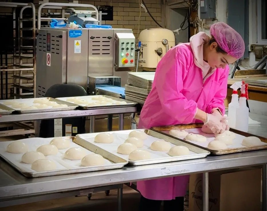 Every single piece of Thumb Bread® is hand formed. I make each of the thumb marks INDIVIDUALLY.