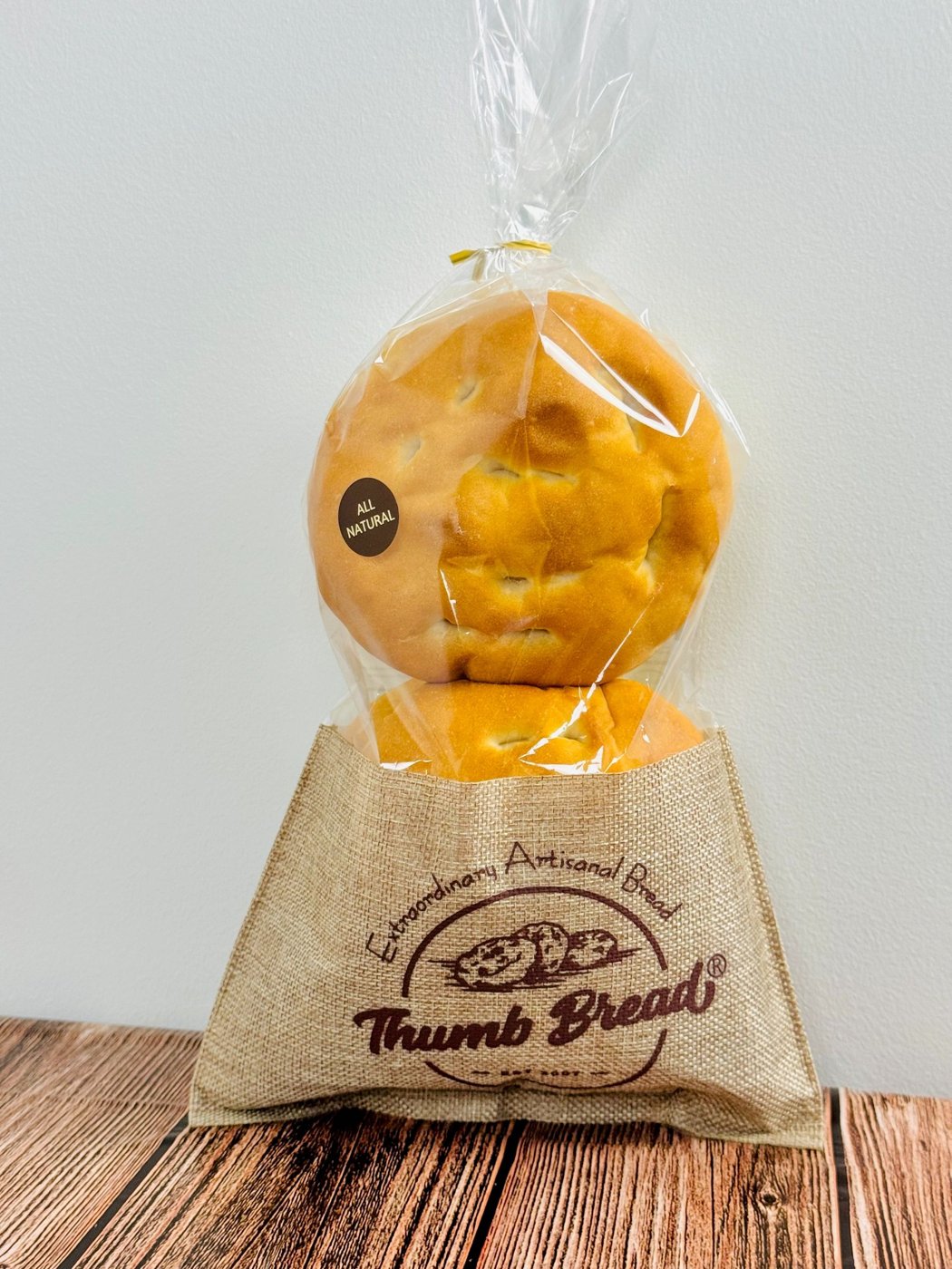 Thumb Bread®'s Original Burlap Bread Bag