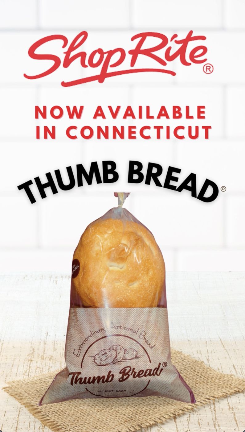 ShopRite sign: Thumb Bread®, now available in Connecticut